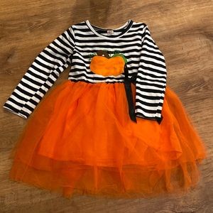 Pumpkin Tulle Dress